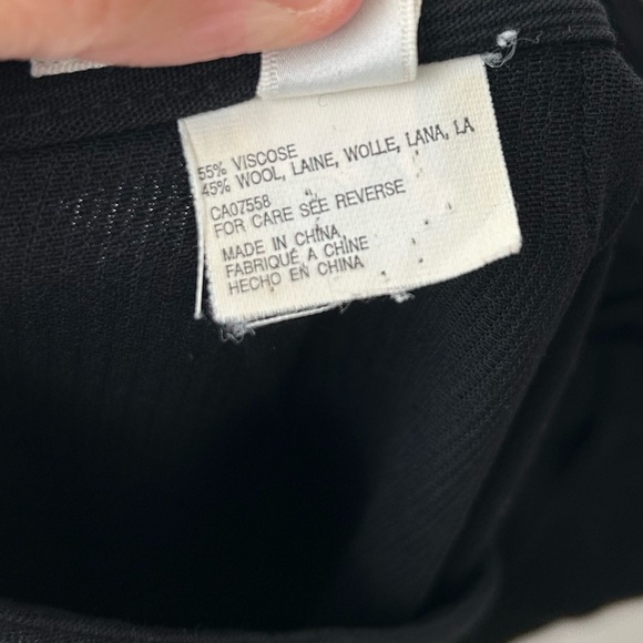 Mexx high waisted wool blend pleated trouser - Picture 8 of 12
